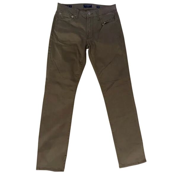 Lucky Brand Pants 121 Slim‎ Straight Chino Brown Khaki Size 36 x 32 - Picture 4 of 14
